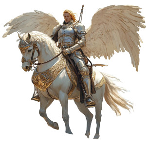 Aasimar Paladin Archangel Vinyl Car Decal Sticker – Waterproof & UV-Resistant 8" Aasimar Paladin Archangel Vinyl Car Decal Sticker – Waterproof & UV-Resistant 8"