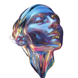 Digital Head Vinyl Car Decal Sticker – Waterproof & UV-Resistant 8"