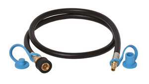 Flame King Propane Hose MB100395-48 LP Gas Hose; 48 Inch Length; CSA/CGA 8.3 Approved; Thermo Plastic; 1/2 PSI Pressure Rating; -40 Degree Fahrenheit To 140 Degree Fahrenheit Temperature Flame King Propane Hose MB100395-48 LP Gas Hose; 48 Inch Length; CSA/CGA 8.3 Approved; Thermo Plastic; 1/2 PSI Pressure Rating; -40 Degree Fahrenheit To 140 Degree Fahrenheit Temperature