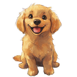Cute Dog Drawing V2 Vinyl Car Decal Sticker – Waterproof & UV-Resistant 8" Cute Dog Drawing V2 Vinyl Car Decal Sticker – Waterproof & UV-Resistant 8"