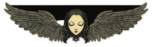 Angel Woodcut Print Vinyl Car Decal Sticker – Waterproof & UV-Resistant 8"