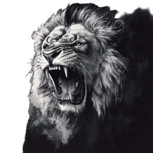 Angry Lion Roaring Vinyl Car Decal Sticker – Waterproof & UV-Resistant 8" Angry Lion Roaring Vinyl Car Decal Sticker – Waterproof & UV-Resistant 8"