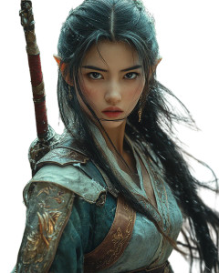 Mulan As Elf Vinyl Car Decal Sticker – Waterproof & UV-Resistant 8"