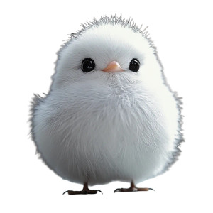 Fluffy Bird Vinyl Car Decal Sticker – Waterproof & UV-Resistant 8" Fluffy Bird Vinyl Car Decal Sticker – Waterproof & UV-Resistant 8"