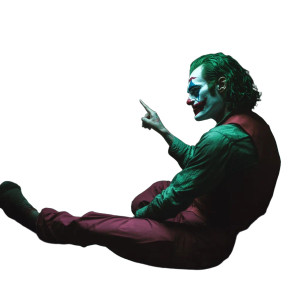 Joker With Crt Tv Vinyl Car Decal Sticker – Waterproof & UV-Resistant 8"