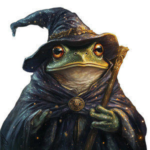 Frog Wizard V4 Vinyl Car Decal Sticker – Waterproof & UV-Resistant 8" Frog Wizard V4 Vinyl Car Decal Sticker – Waterproof & UV-Resistant 8"