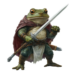 Frog Warrior V2 Vinyl Car Decal Sticker – Waterproof & UV-Resistant 8"