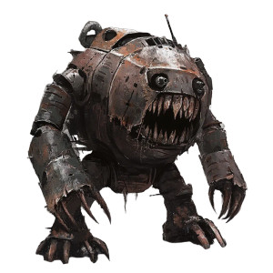 Mechanoid Burrower Vinyl Car Decal Sticker – Waterproof & UV-Resistant 8"