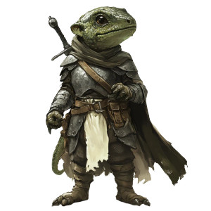 Kobold Cleric Knight Vinyl Car Decal Sticker – Waterproof & UV-Resistant 8"