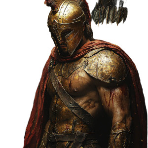 Spartan Warrior Archer Vinyl Car Decal Sticker – Waterproof & UV-Resistant 8"