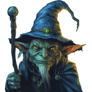 Goblin Wizard V4 Vinyl Car Decal Sticker – Waterproof & UV-Resistant 8"