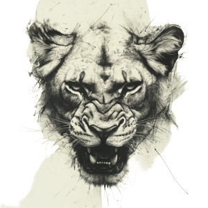 Fierce Lioness V2 Vinyl Car Decal Sticker – Waterproof & UV-Resistant 8" Fierce Lioness V2 Vinyl Car Decal Sticker – Waterproof & UV-Resistant 8"