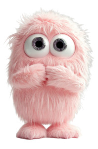 Macaron Thinking Pose Vinyl Car Decal Sticker – Waterproof & UV-Resistant 8"