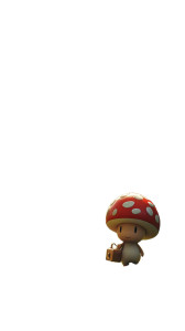 Mushroom Character Journey Vinyl Car Decal Sticker – Waterproof & UV-Resistant 8"