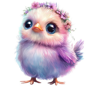 Cute Baby Chicken V2 Vinyl Car Decal Sticker – Waterproof & UV-Resistant 8"