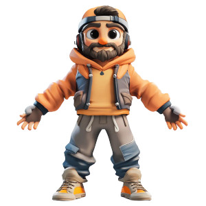 Character T-Pose Vinyl Car Decal Sticker – Waterproof & UV-Resistant 8" Character T-Pose Vinyl Car Decal Sticker – Waterproof & UV-Resistant 8"