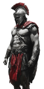 Spartan Warrior Portrait V20 Vinyl Car Decal Sticker – Waterproof & UV-Resistant 8"