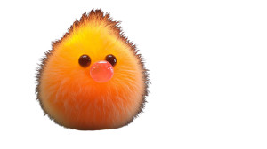 Glowing Bubblegum Blob Vinyl Car Decal Sticker – Waterproof & UV-Resistant 8"