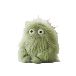 Green Fluffy Creature Vinyl Car Decal Sticker – Waterproof & UV-Resistant 8" Green Fluffy Creature Vinyl Car Decal Sticker – Waterproof & UV-Resistant 8"