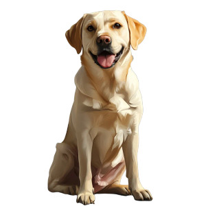 Smiling Labrador V2 Vinyl Car Decal Sticker – Waterproof & UV-Resistant 8" Smiling Labrador V2 Vinyl Car Decal Sticker – Waterproof & UV-Resistant 8"