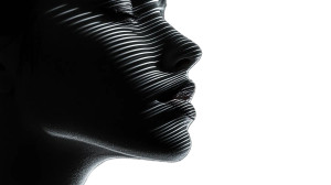 Serene Female Face Vinyl Car Decal Sticker – Waterproof & UV-Resistant 8"