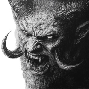 Demonic Satan Vinyl Car Decal Sticker – Waterproof & UV-Resistant 8" Demonic Satan Vinyl Car Decal Sticker – Waterproof & UV-Resistant 8"