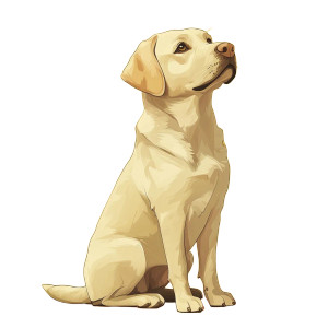 Pixar-Style Labrador Vinyl Car Decal Sticker – Waterproof & UV-Resistant 8" Pixar-Style Labrador Vinyl Car Decal Sticker – Waterproof & UV-Resistant 8"