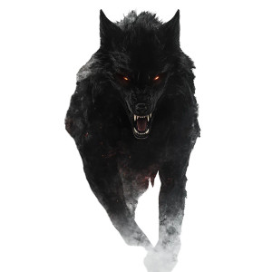 Fierce Shadow Wolf Vinyl Car Decal Sticker – Waterproof & UV-Resistant 8"