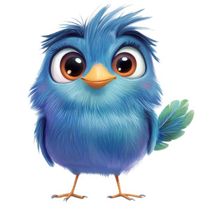 Billy Bird Vinyl Car Decal Sticker – Waterproof & UV-Resistant 8"