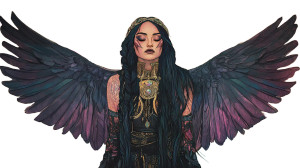Airmed The Morrigan Vinyl Car Decal Sticker – Waterproof & UV-Resistant 8"