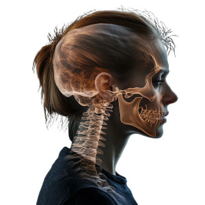 Skull Profile Woman Vinyl Car Decal Sticker – Waterproof & UV-Resistant 8"