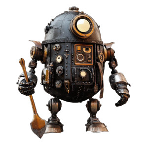Dwarven Steampunk Robot Vinyl Car Decal Sticker – Waterproof & UV-Resistant 8" Dwarven Steampunk Robot Vinyl Car Decal Sticker – Waterproof & UV-Resistant 8"