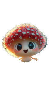 Magical Shiitake Hair Vinyl Car Decal Sticker – Waterproof & UV-Resistant 8"