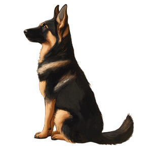 German Shepherd Sitting Vinyl Car Decal Sticker – Waterproof & UV-Resistant 8" German Shepherd Sitting Vinyl Car Decal Sticker – Waterproof & UV-Resistant 8"