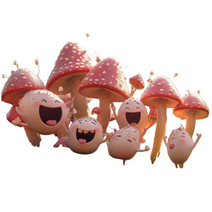 Joyful Mushroom Gathering Vinyl Car Decal Sticker – Waterproof & UV-Resistant 8" Joyful Mushroom Gathering Vinyl Car Decal Sticker – Waterproof & UV-Resistant 8"