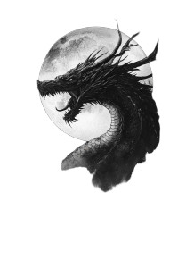 Shadow Dragon V2 Vinyl Car Decal Sticker – Waterproof & UV-Resistant 8"