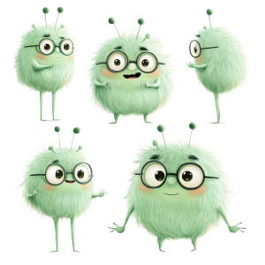 Adorable Martian Character Vinyl Car Decal Sticker – Waterproof & UV-Resistant 8"