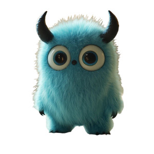 Fluffy Blue Monster V2 Vinyl Car Decal Sticker – Waterproof & UV-Resistant 8" Fluffy Blue Monster V2 Vinyl Car Decal Sticker – Waterproof & UV-Resistant 8"