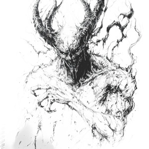 Chaos Demon V2 Vinyl Car Decal Sticker – Waterproof & UV-Resistant 8"