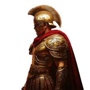 Golden Roman Warrior Vinyl Car Decal Sticker – Waterproof & UV-Resistant 8" Golden Roman Warrior Vinyl Car Decal Sticker – Waterproof & UV-Resistant 8"