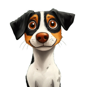 Cute Dog Cartoon Vinyl Car Decal Sticker – Waterproof & UV-Resistant 8" Cute Dog Cartoon Vinyl Car Decal Sticker – Waterproof & UV-Resistant 8"