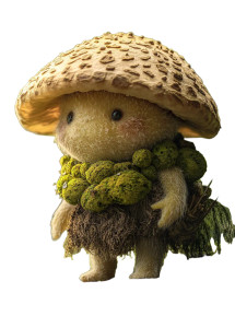 Mushroom-Capped Gnome Vinyl Car Decal Sticker – Waterproof & UV-Resistant 8"