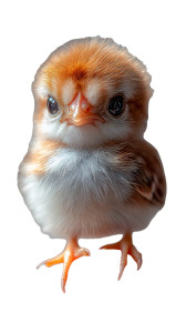 Miniature Rainbow Chicken Vinyl Car Decal Sticker – Waterproof & UV-Resistant 8"