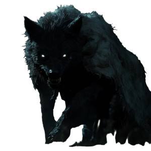 Horror Wolf Cloak Vinyl Car Decal Sticker – Waterproof & UV-Resistant 8"