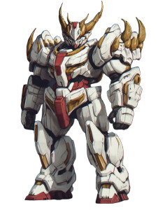 Tiger Style Gundam Vinyl Car Decal Sticker – Waterproof & UV-Resistant 8"