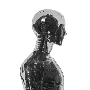 Crystal Android Humanoid Vinyl Car Decal Sticker – Waterproof & UV-Resistant 8"