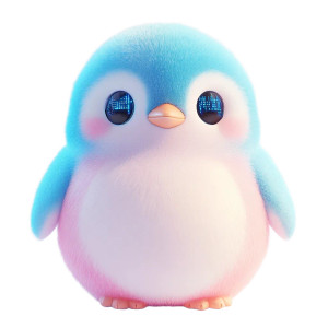 Futuristic Baby Penguin Vinyl Car Decal Sticker – Waterproof & UV-Resistant 8" Futuristic Baby Penguin Vinyl Car Decal Sticker – Waterproof & UV-Resistant 8"
