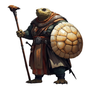 Tortle War Cleric Vinyl Car Decal Sticker – Waterproof & UV-Resistant 8"