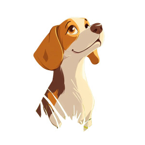 Beagle On Grass Vinyl Car Decal Sticker – Waterproof & UV-Resistant 8" Beagle On Grass Vinyl Car Decal Sticker – Waterproof & UV-Resistant 8"