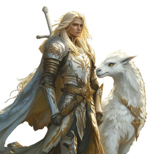 High Elf Paladin V2 Vinyl Car Decal Sticker – Waterproof & UV-Resistant 8"